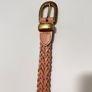 BRAIDED LEATHER BELT